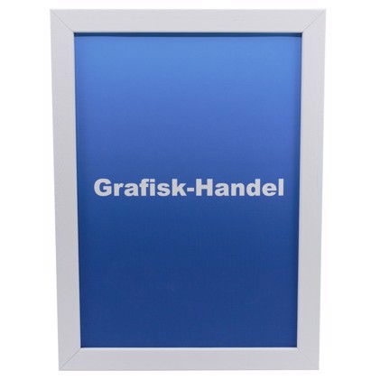 Lijsten met ontspiegeld glas voor foto\'s, kunst en posters - 50 x 70 cm, Wit