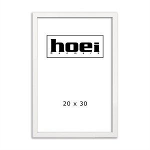 Witte houten lijst voor foto en posters 20 x 30 cm