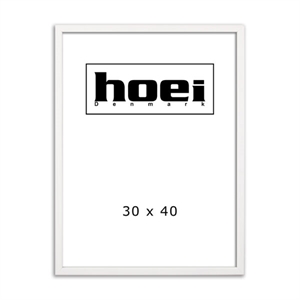 Witte houten lijst voor foto's en posters 30 x 40 cm