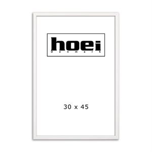 Witte houten lijst voor foto en posters 30 x 45 cm