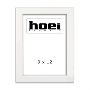 Witte houten lijst voor foto's en posters 9 x 12 cm
