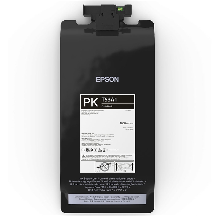 Epson inktinktpatroon Photo Black 1600 ml - T53A1