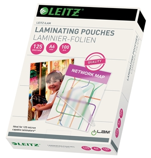 Leitz Lamineerhoes glans 125my A6 (100 stuks)