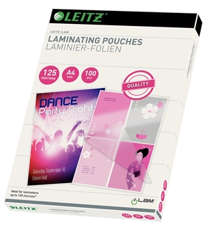 Leitz Lamineerhoes hoogglans 125my A4 (100)