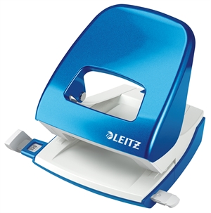 Leitz Perforator 5008 WOW 2-gaats voor 30 vellen blauw.