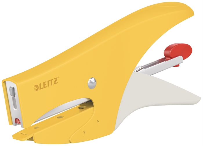 Leitz Nietmachine Cosy, gele kleur, voor 10 vellen / 15 vel