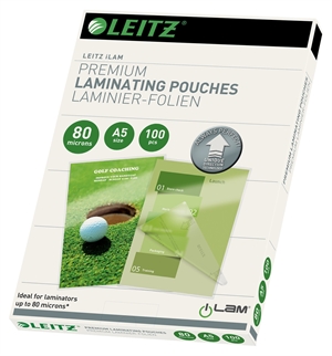 Leitz Lamineerhoes UDT glans 80my A5 (100)