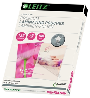 Leitz Lamineerhoes UDT glans 125my A5(100)