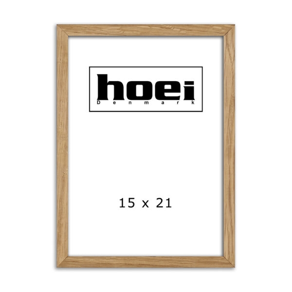 Massieve eikenhouten lijst voor foto’s en posters 15 x 21 cm (A5)