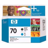HP 70 - Mat sort og cyan printhoveder | C9404A