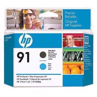 HP 91 - Matsort og cyan printhoveder | C9460A