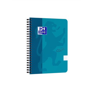 Oxford Touch notitieboek A5+ geruit 70 vellen 90g turquoise