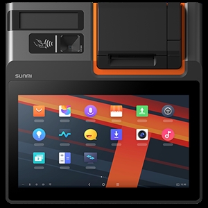 Sunmi T2 Mini - A7.1, 80mm printer, 2GB+16GB, NFC, 0,3 MP camera, Wifi