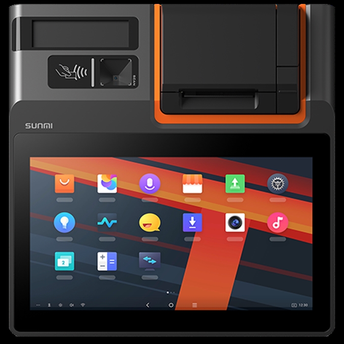 Sunmi T2 Mini - A7.1, 80mm printer, 2GB+16GB, NFC, 0,3 MP camera, Wifi