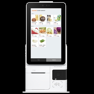 Sunmi K2 Mini - A7.1, 2GB+16GB, 58/80mm printer, Camera, Scanner, Wifi, 15,6" mono scherm, Wandmontage