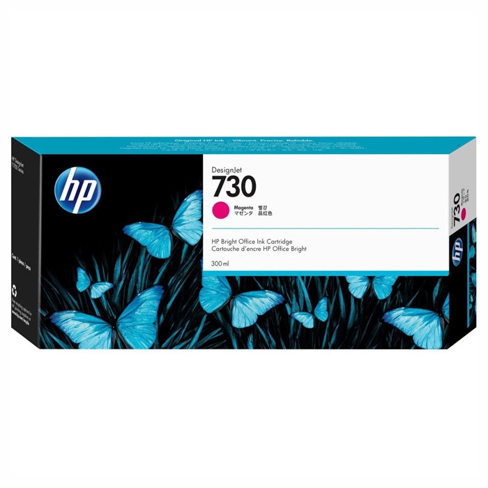 HP 730 300-ml Magenta DesignJet inktpatroon