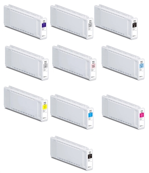 Volledige set van 700 ml inktcartridges voor Epson SureColor P7300 en P9300