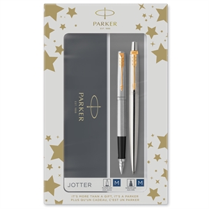 Parker Duoset Jotter GT balpen+vulpen zilver