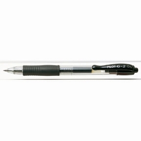 Pilot Gelpen met klikmechanisme G-2 0,5 zwart.