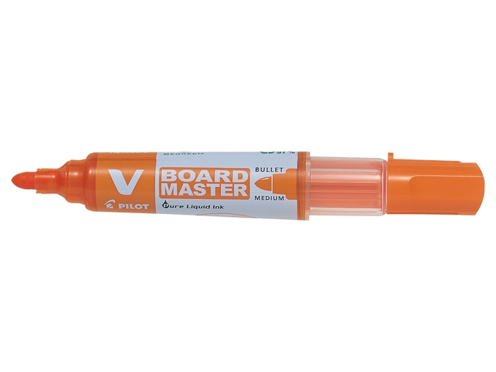 Piloot WB Marker V Board kogel/punt medium BG oranje