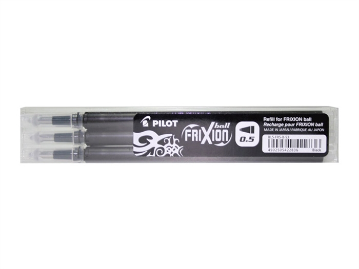 Pilot Frixion Clicker 0,5 navulling zwart (3)