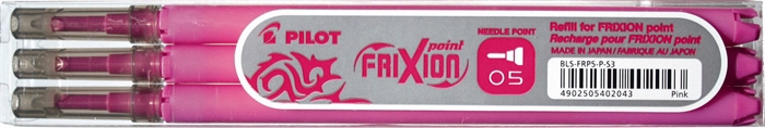 Pilot Frixion Clicker 0,5 navulling roze (3)