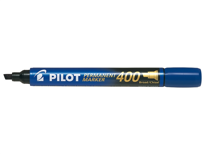 Pilot Marker Permanent 400 schuin blauw