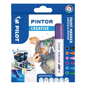 De tekst betekent: 

Pilot Marker Pintor Medium Creative 1,4 set (6)