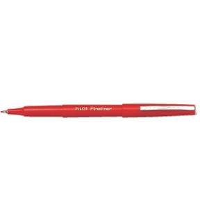 Pilot Filtpen met dop Fineliner 1,2 rood