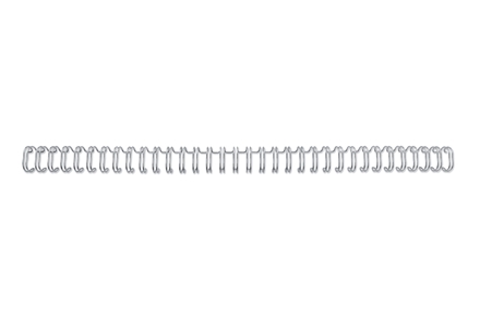 GBC Binddraad 3:1 NO8 12,5mm A4 zilver (100)
