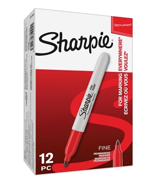 Sharpie Marker Fijn 1,0 mm rood
