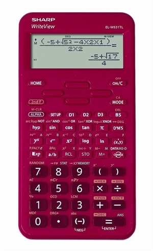 Scherpe wetenschappelijke rekenmachine EL-W531TL roze