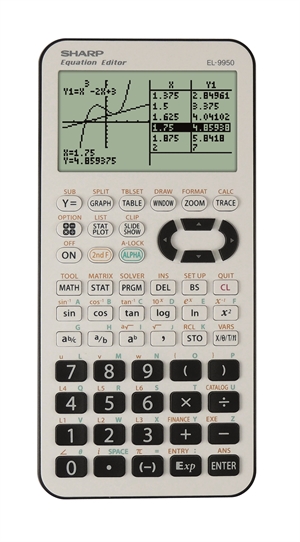 Sharp EL-9950G Grafische rekenmachine (NL/DE)
