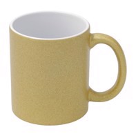 Sublimation Glitter Mug 11oz - Gold Handwash