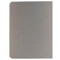 Aluminium Sheet Silver Grained 610 x 305 x 0,5 mm