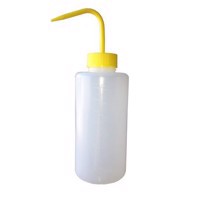 Plastflaske med sprøjterør 1 ltr. med gul spids