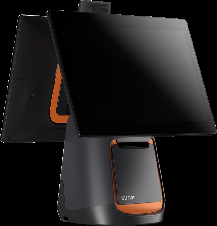 Sunmi T2S - A9, 15,6" + 10", 4GB+64GB, Wifi, 80mm printer