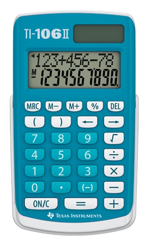 Texas Instruments TI-106 II Basisrekenmachine