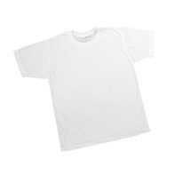Cotton Feel Youth T-Shirt White - 6 Years 100% Polyester