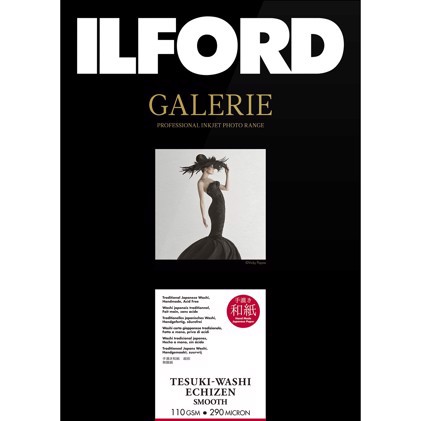 Ilford GALERIE Tesuki-Washi Echizen Smooth 110 - 10 x 15 (102 mm x 152 mm), 50 vellen