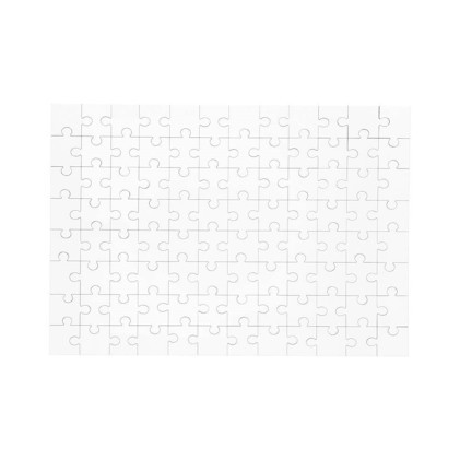 Unisub Sublimation Puzzle 17,5 x 25 cm - Hardboard 96 pcs Gloss White