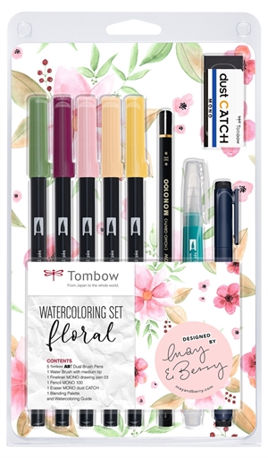Tombow Marker ABT Dual Brush-set Floral (9)
