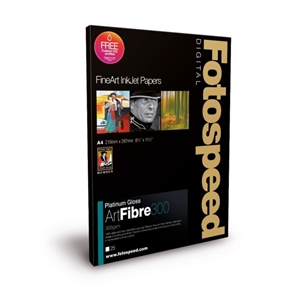 Fotospeed Platium Gloss ART FIBRE 300 g/m² - A2, 25 vellen.