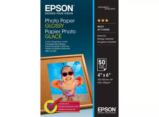 Epson Fotopapier Glanzend 200 g/m² - 10x15cm - 50 vellen