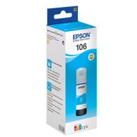 Epson T106 EcoTank Cyan inktfles