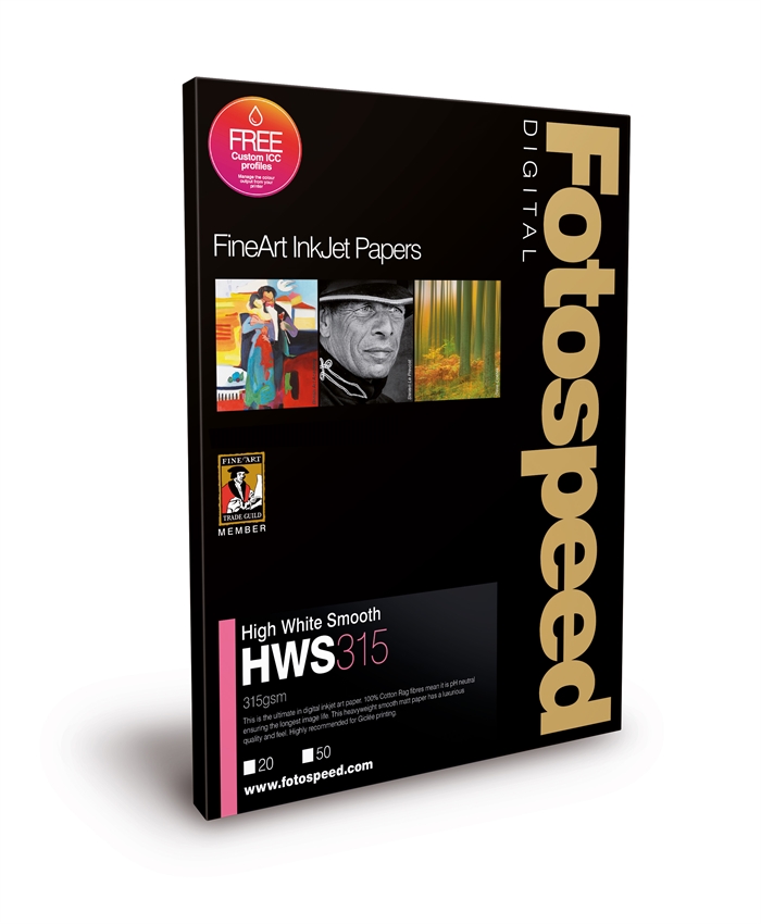 Fotospeed High White Smooth 315 g/m² - A4, 25 vel